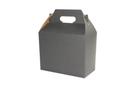 Boxit Black Pinstripe Gable Boxes with Auto Bottom, 9.5 x 5 x 5 inch -- 125 per case.