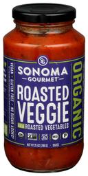Sonoma Gourmet Organic Roasted Vegetable Pasta Sauce, 25 Ounce -- 6 per case