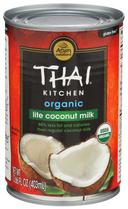 Thai Kit Organ Coconut Milk Lite - 14 ounce  -- 12 per case.