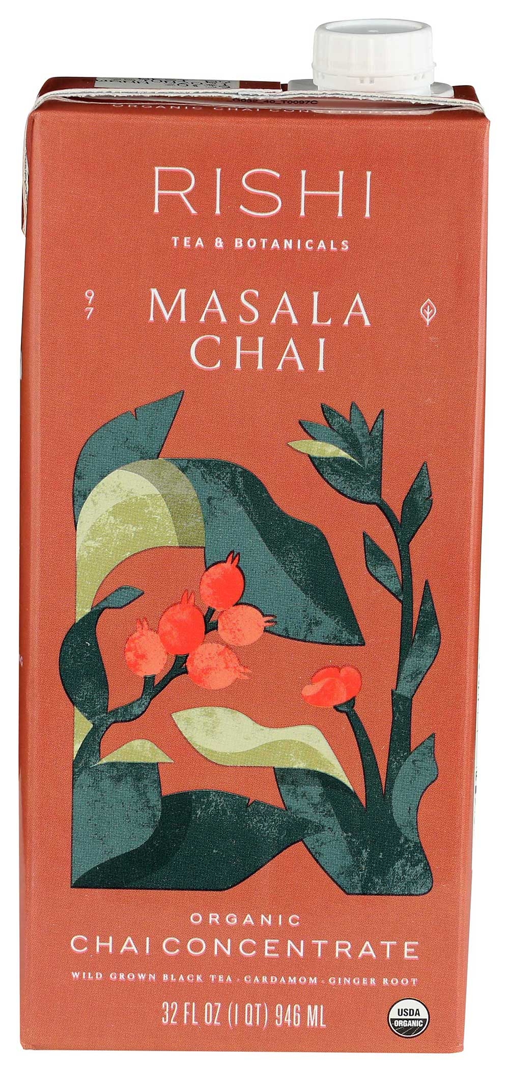 Rishi Organic Concentrate Masala Chai Tea, 32 Ounce -- 12 per case.