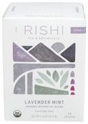 Rishi Organic Lavender Mint Herbal Tea - 15 tea sachets per pack -- 6 per case