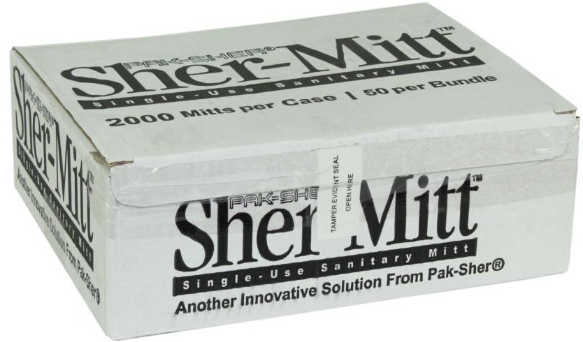 Pak Sher Poly Burger Food Mitt, 8 x 8 inch -- 2000 per case.