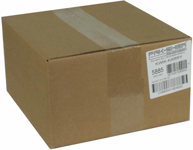 Pak-sher White Colored Bag With Handle -- 1000 Per Case