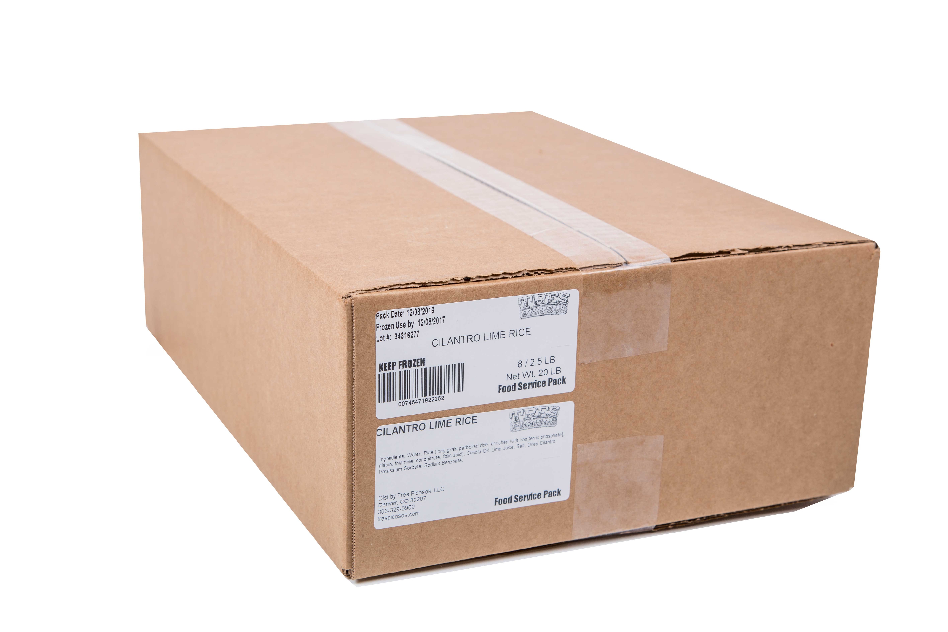 Naughty Chile Taqueria Fluffy Cilantro Lime Rice, 20 Pound