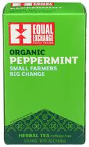 Equal Exchange Organic Peppermint Tea - 20 bags per pack -- 6 packs per case.