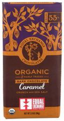 Equal Exchange Organic Caramel Crunch Dark Chocolate Bar, 2.8 Ounce -- 12 per case.