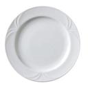 Vertex China Palm Undecorated Euro White Wide Rim Plate, 9 1/4 inch -- 24 per case.