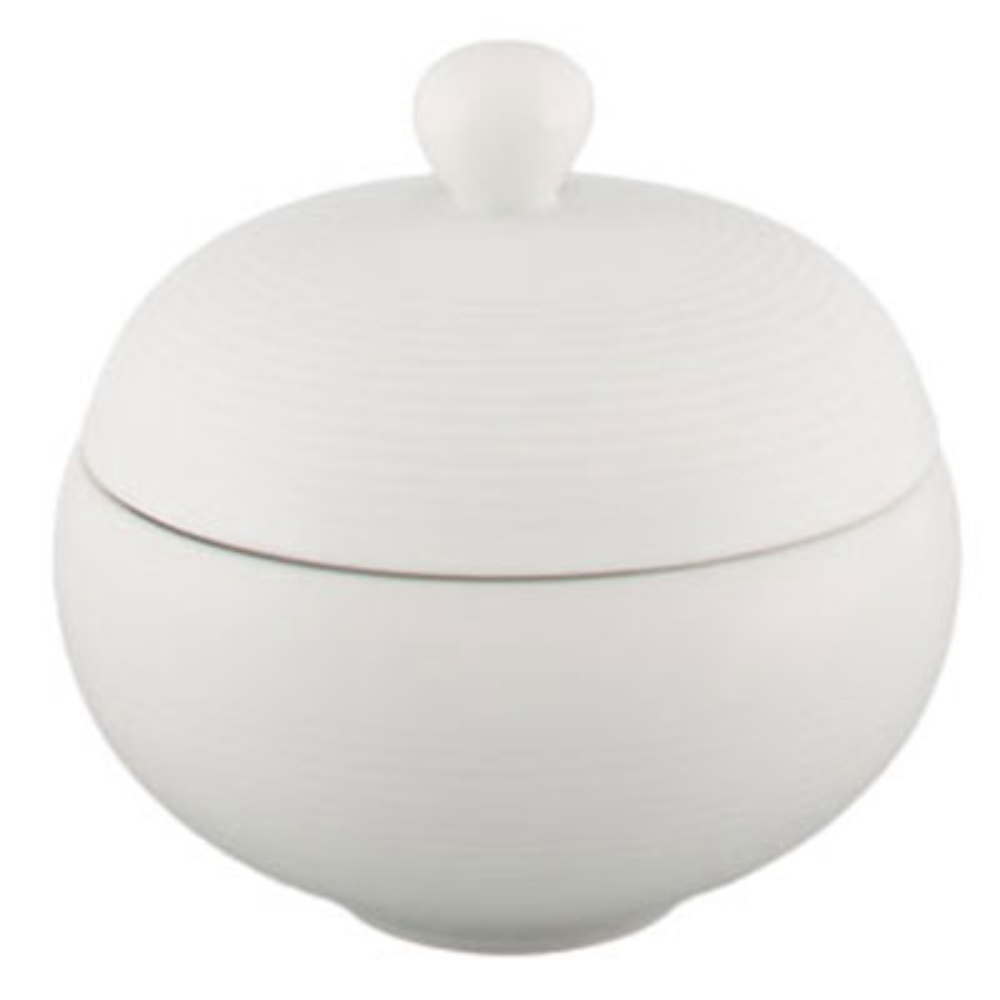 Vertex China Radiance Undecorated Porcelain White Soup Tureen With Lid, 10 Ounce -- 12 Per Case