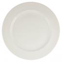 Vertex China London Undecorated White Uptown Wide Rim Plate, 12 1/2 inch -- 12 per case.