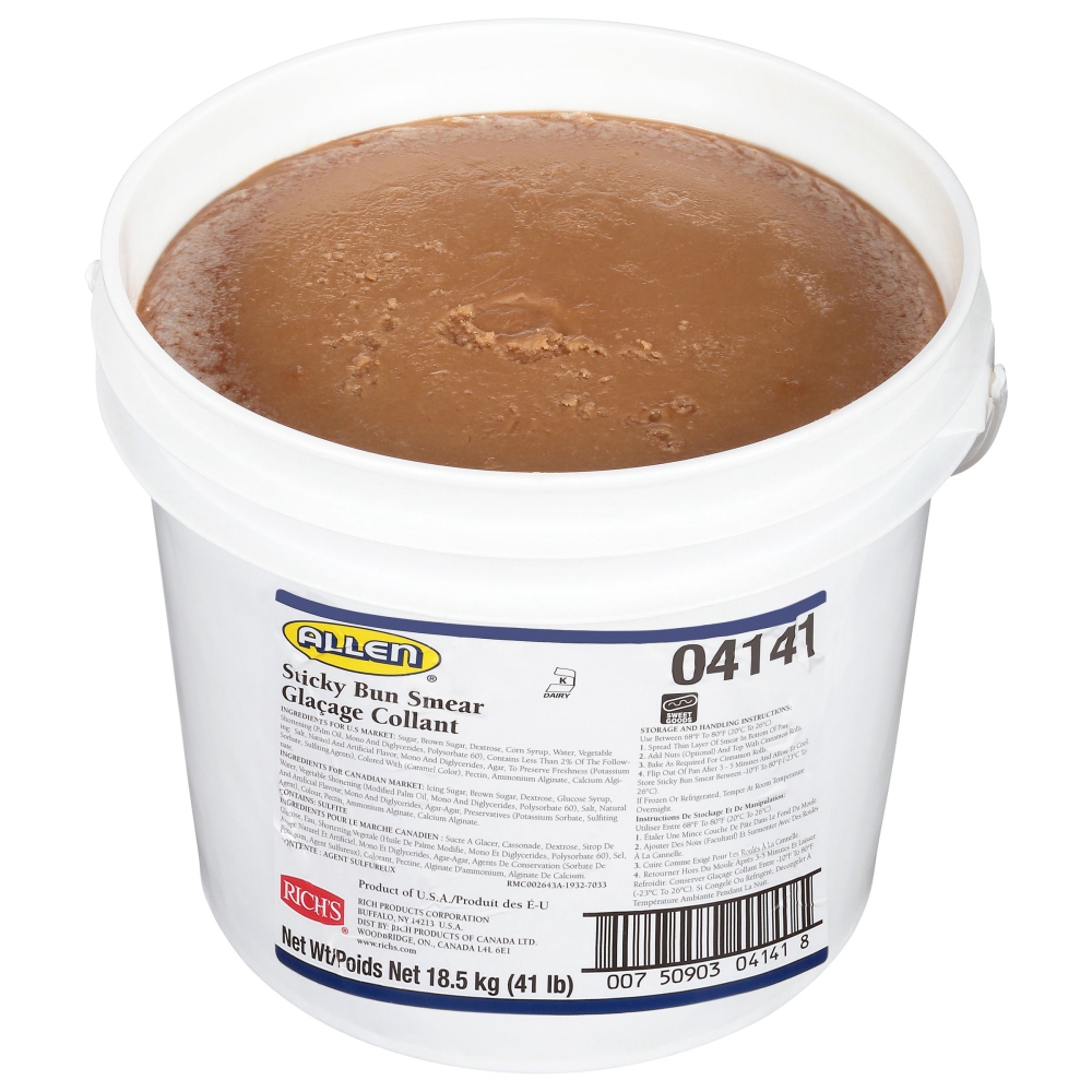 Allen Sticky Bun Schmeer Glaze, 41 Pound