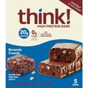 Think Brownie Crunch Protein Bar, 10.5 Ounce -- 6 per case