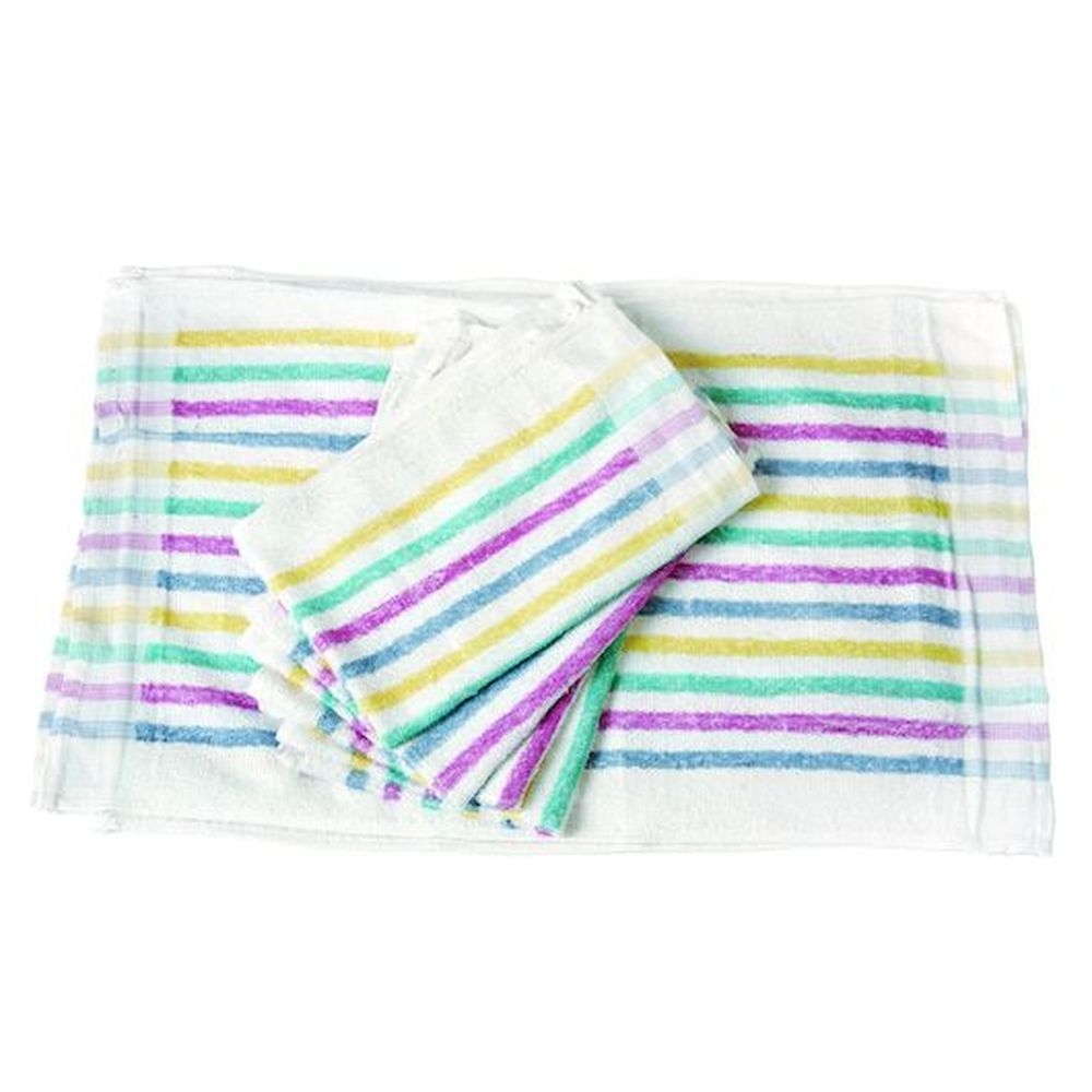 Chef Revival Multi Stripe Towel, 15 x 26 inch -- 12 per case
