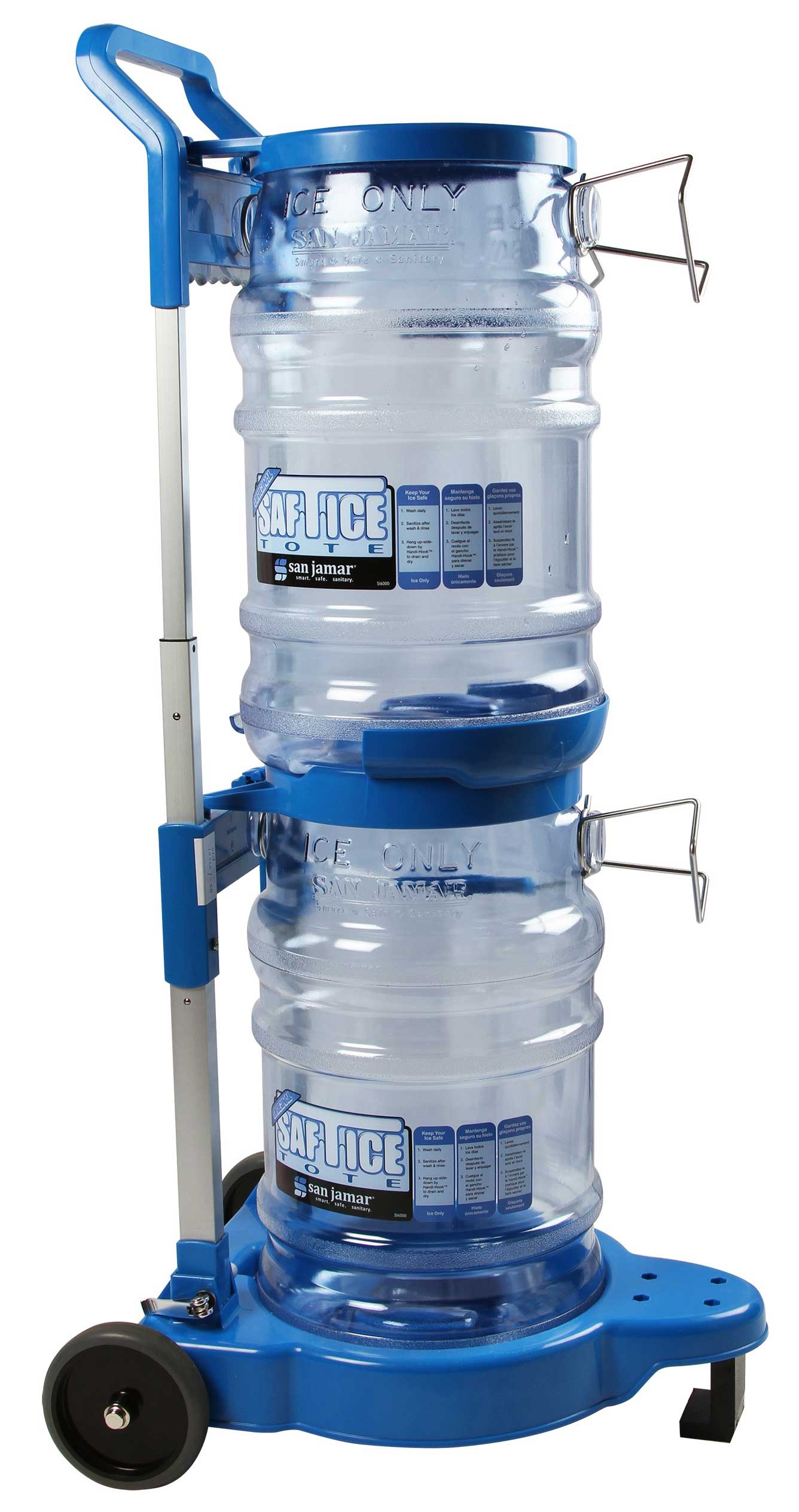 San Jamar Saf T Ice Cart For Use With 2 Saf-t-ice Si6000