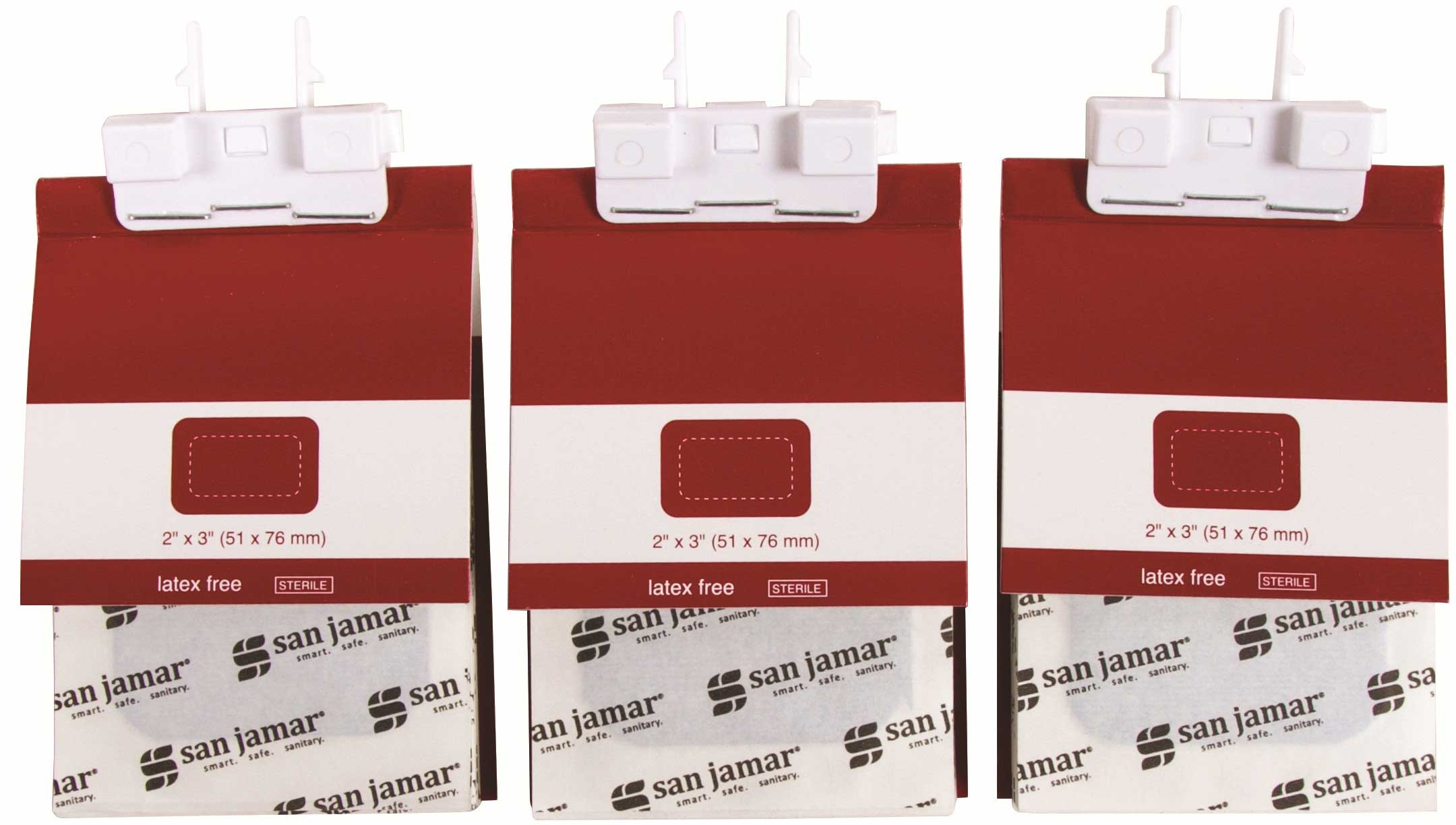 San Jamar Blue Large Patch Bandage Refill Cartridge For Mani Kare Bandage Dispenser -- 3 Per Case