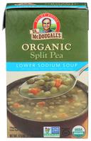 Dr McDougalls Right Foods Organic Low Sodium Split Pea Soup, 17.6 Ounce -- 6 per case.