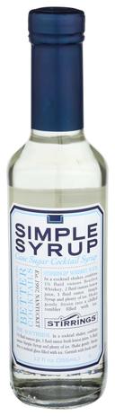 Stirrings Simple Syrup, 12 Ounce -- 6 per case.