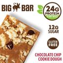 Lenny and Larrys Chocolate Chip Cookie Dough Cookie Fied Big Bar, 3.17 Ounce -- 144 per case