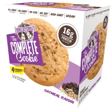 Lenny and Larrys The Complete Cookie - Oatmeal Raisin, 4 Ounce -- 72 per case.