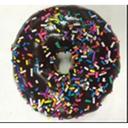 Prairie City Bakery Premium Chocolate Glazed Yeast Donut with Sprinkles, 3.2 Ounce -- 24 per case