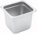 Winco 23 Gauge Stainless Steel Sixth Size Anti Jam Steam Pan, 6 inch Depth