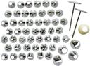 Winco Stainless Steel 52 Tips Cream Nozzle Cake Decorating Set -- 1 set