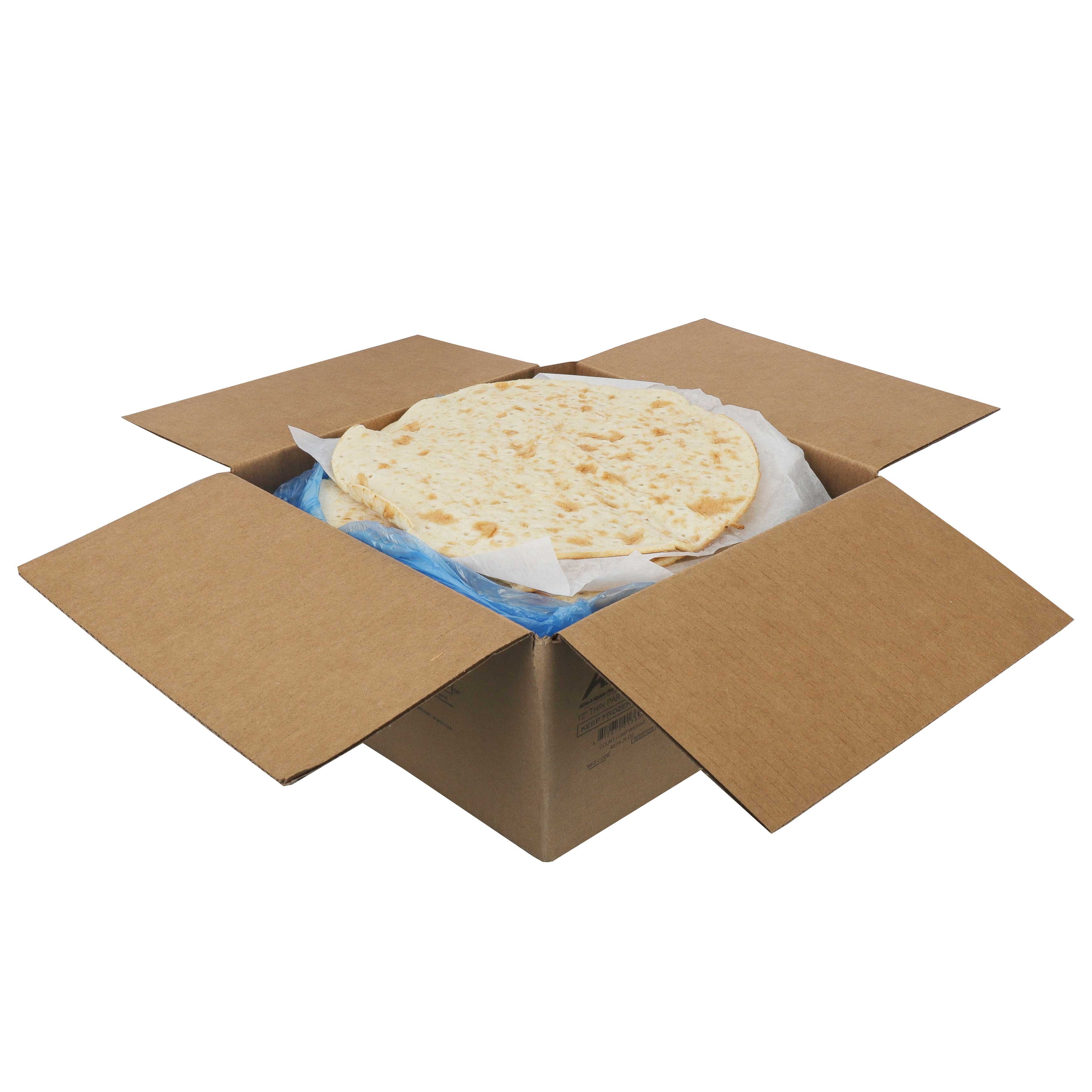 Alive & Kickin' Thin Par Baked Pizza Crust, 12 Inch -- 40 Per Case