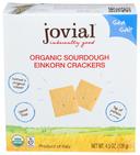Jovial Organic Sea Salt Sourdough Einkorn Cracker, 4.5 Ounce -- 10 per case.