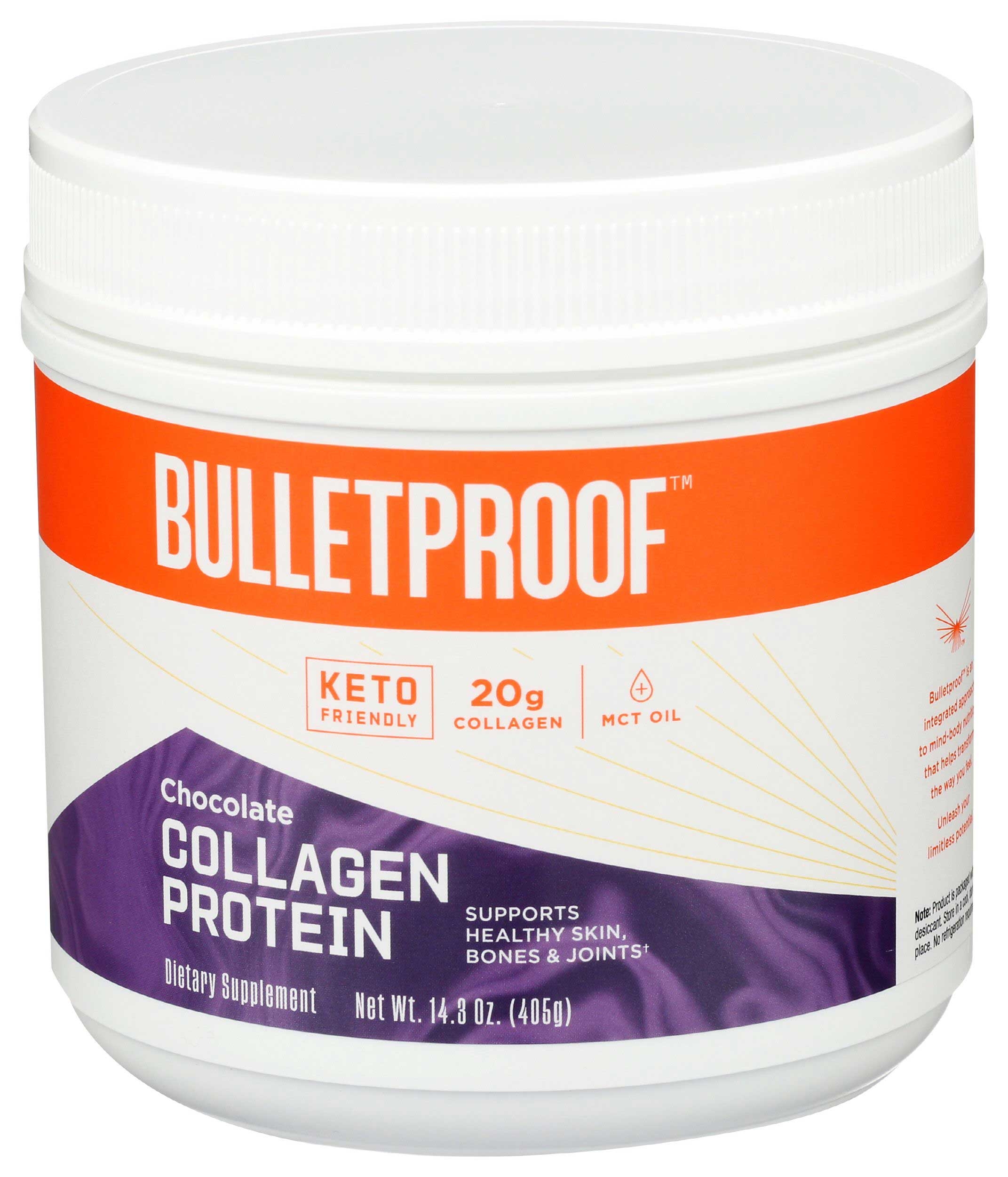 Bulletproof Chocolate Collagen Protein Powder, 14.3 Ounce