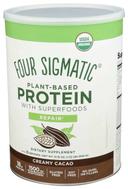 Four Sigmatic Organic Plant Based Creamy Cacao Protein Dietary Supplement, 21.16 Ounce