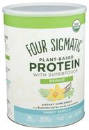 Four Sigmatic Organic Plant Based Sweet Vanilla Protein Dietary Supplement, 21.16 Ounce