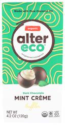 Alter Eco Organic Mint Creme Dark Chocolate Truffle, 4.2 Ounce -- 8 per case