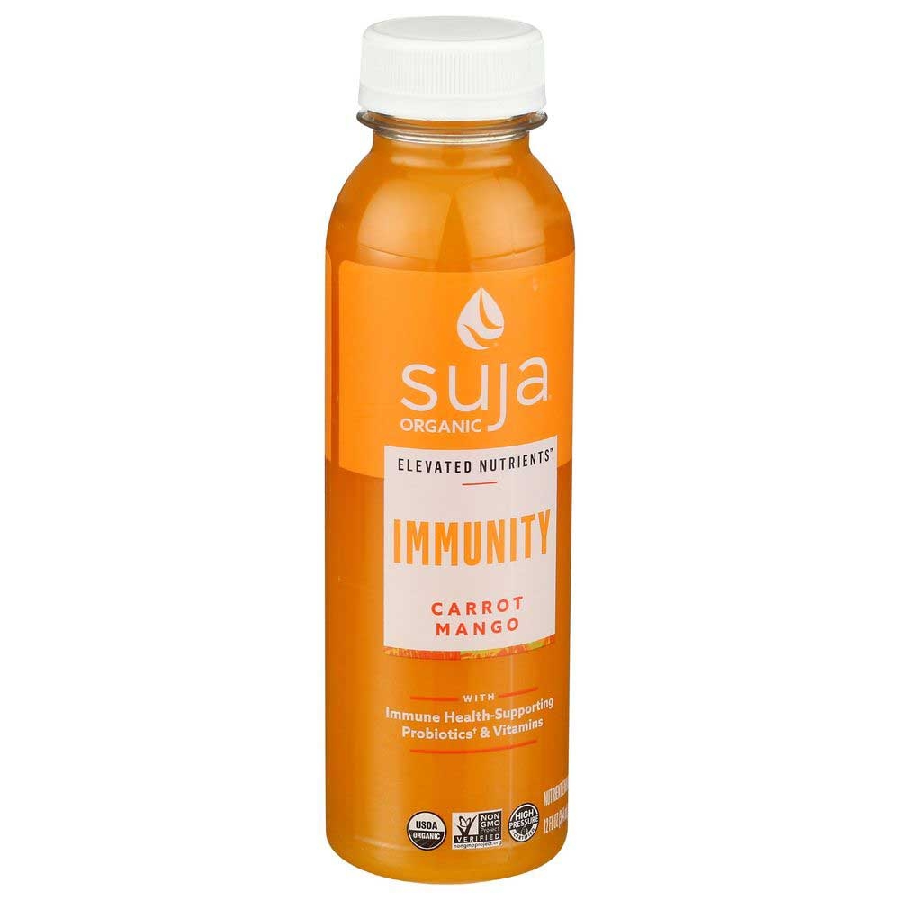 Suja Elevated Nutrients Organic Immunity Carrot Mango Fruit Juice, 12 Fluid Ounce -- 6 per case