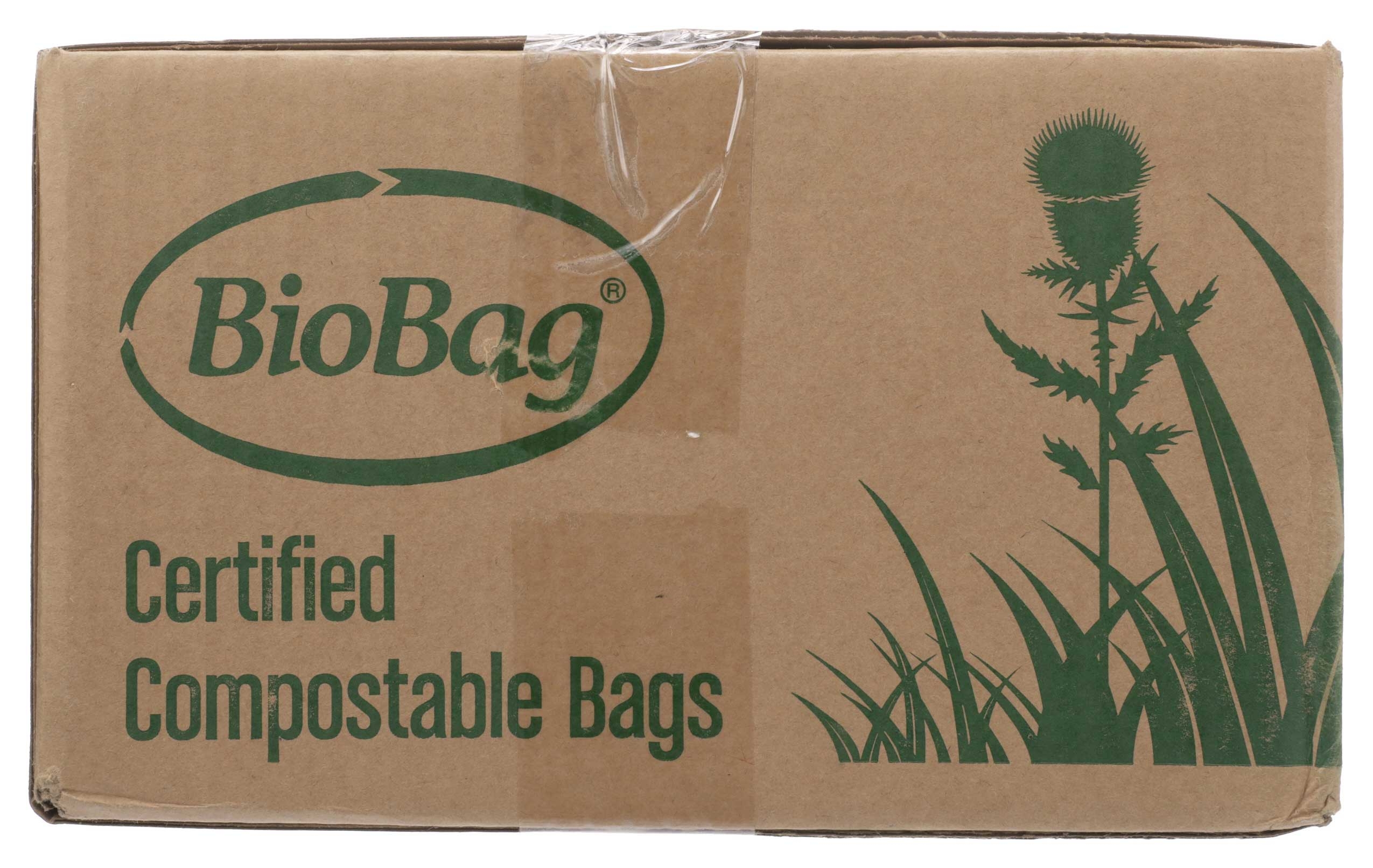 Biobag Small Compostable Food Scrap Bag, 3 Gallon - 48 count per pack -- 12 packs per case