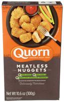 Quorn Foods Meat Free Crispier and Tastier Chicken Nuggets, 10.6 Ounce -- 12 per case.