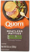 Quorn Meatless Patties, 10.6 Ounce -- 12 per case