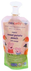 Cerebelly Organic Sweet Potato Peach Smoothie, 4 Ounce -- 6 per case