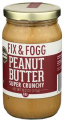 Fix and Fogg Super Crunchy Peanut Butter, 13.2 Ounce -- 6 per case
