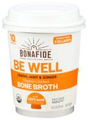 Bonafide Provisions Be Well Organic Lemon Mint and Ginger Chicken Bone Broth, 8 Fluid Ounce -- 6 per case