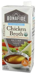 Bonafide Provisions Organic No Salt Added Chicken Broth, 32 Fluid Ounce -- 6 per case