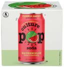 Culture Pop Watermelon Soda, 12 Fluid Ounce - 4 per pack -- 6 packs per case