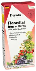 Floradix Floravital Iron Plus Herbs Liquid Herbal Supplement, 17 Fluid Ounce