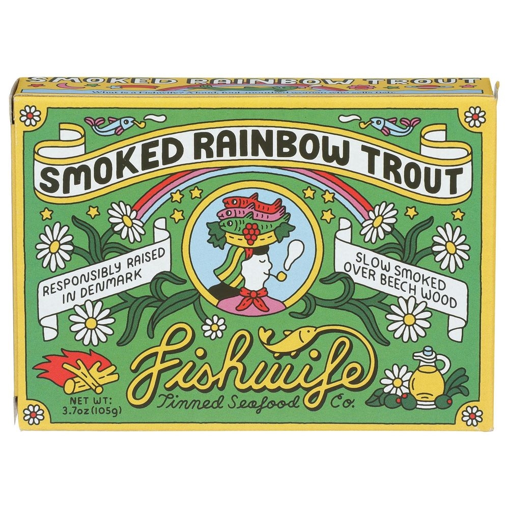 Fishwife Smoked Rainbow Trout, 3.7 Ounce -- 10 per case