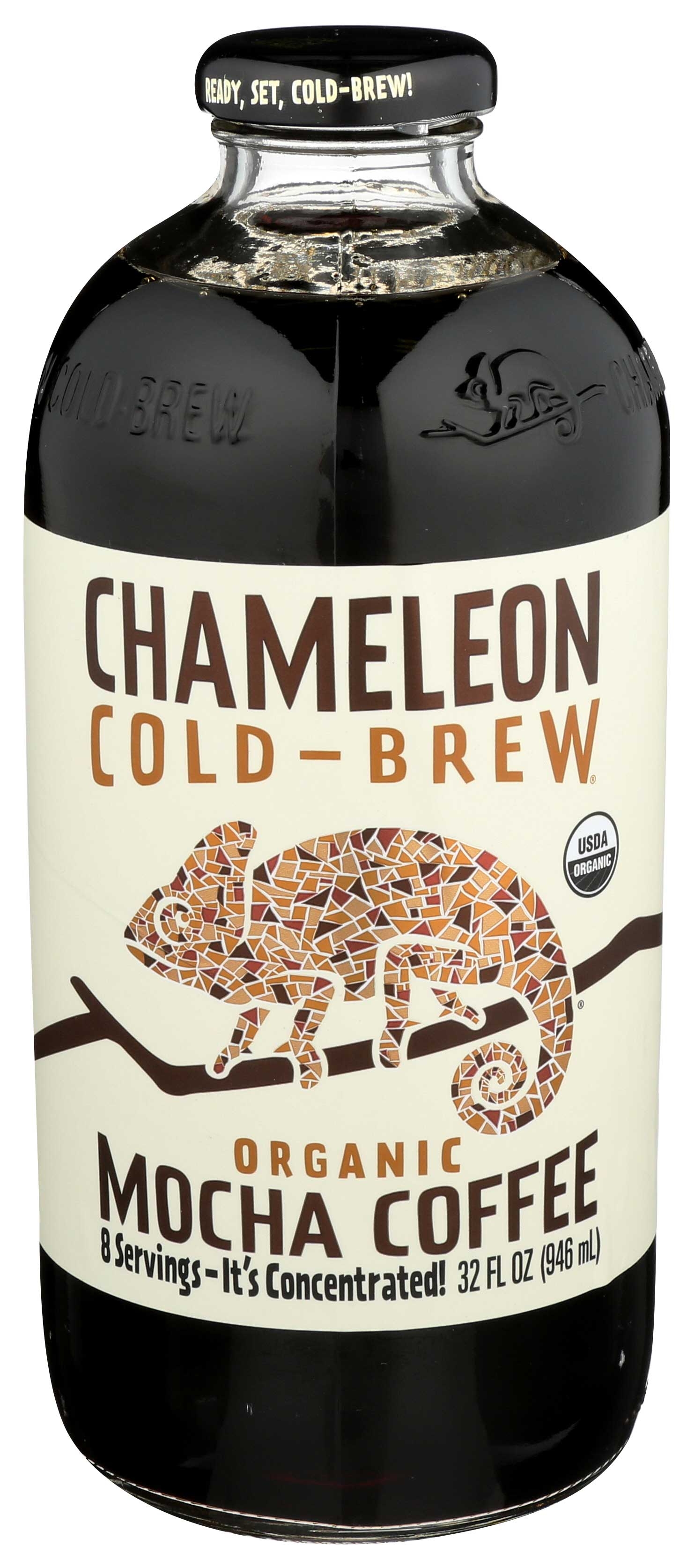 Chameleon Cold-Brew Organic Mocha Coffee Concentrate, 32 Fluid Ounce -- 6 per case