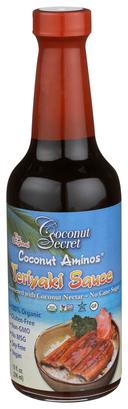 Coconut Secret Organic Teriyaki Aminos Seasoning Sauce, 10 Fluid Ounce -- 12 per case.