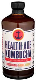 Health Ade Organic Blood Orange Carrot Ginger Kombucha, 16 Fluid Ounce -- 12 per case