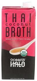 Oceans Halo Organic Thai Coconut Broth, 32 Fluid Ounce -- 6 per case