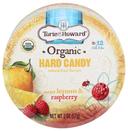 Torie and Howard Organic Lemon and Raspberry Hard Candy, 2 Ounce Tin -- 8 per case.
