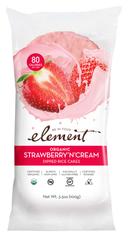 Element Organic Strawberry N Cream Dipped Rice Cake, 3.5 Ounce -- 6 per case