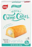 Katz Gluten Free Heavenly Vanilla Creme Cake, 8.8 Ounce -- 6 per case