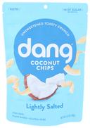 Dang Unsweetened Lightly Salted Coconut Chips, 3.17 Ounce -- 12 per case